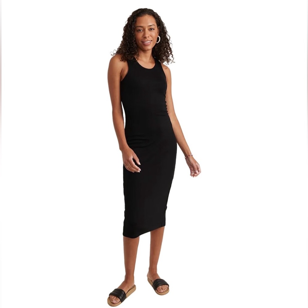 Marine Layer Black Lexi Daytime Dress